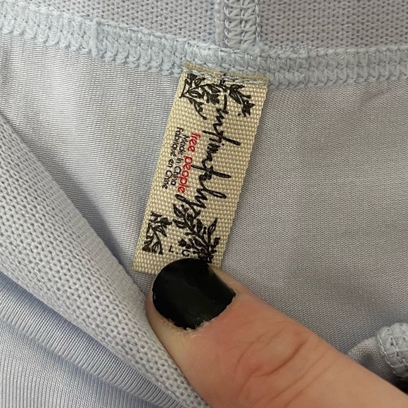 Free People Blue Pajama Intimates Sleepwear - Picture 2 of 7